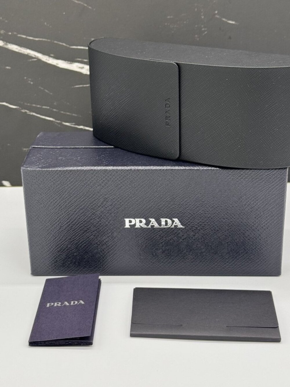 NEW PRADA PR09ZS 18S09T SUNGLASSES TRANSPARENT GRAY UNISEX PR 09ZS, SPR 09Z - Picture 10 of 10